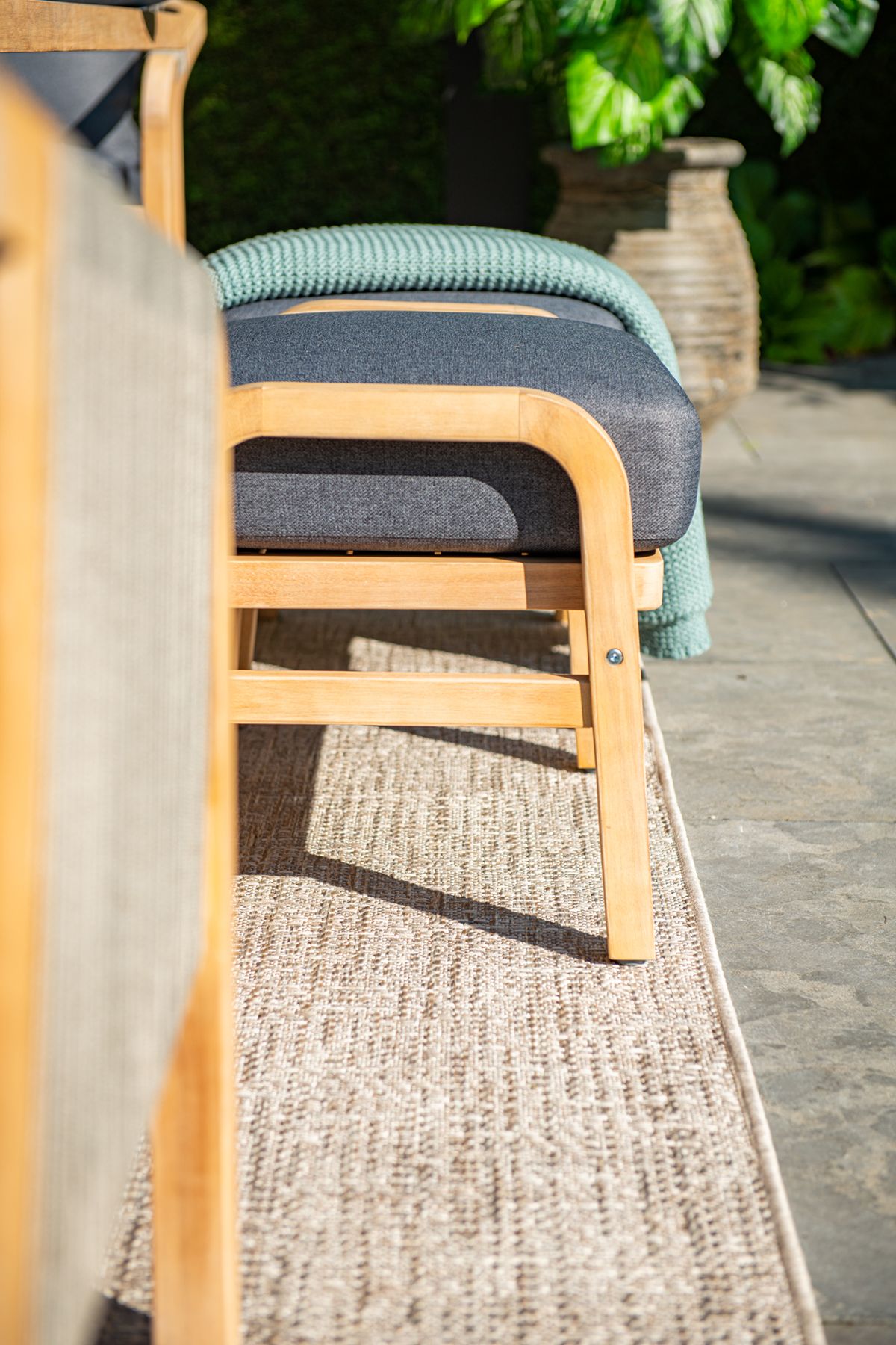 Santos lounge-diningset-5-dlg-links-acacia white wash-grijs