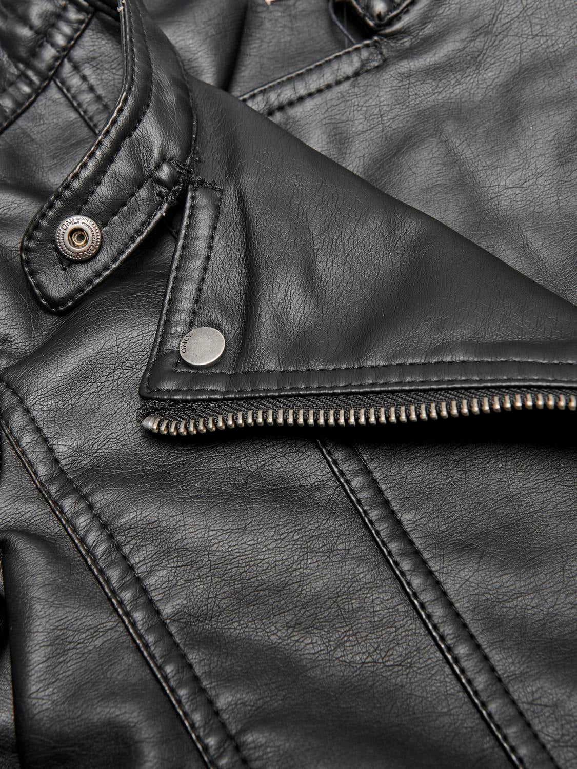 KOGFREYA Kunstlederjacke Black