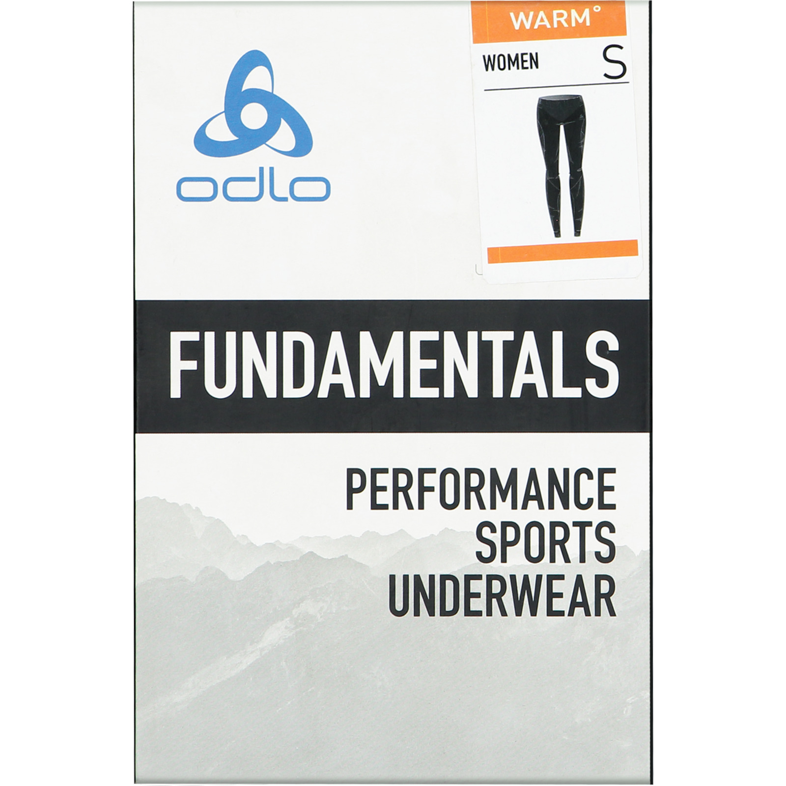 Odlo Damen-Baselayer-Tights Performance Evolution Warm L, schwarz