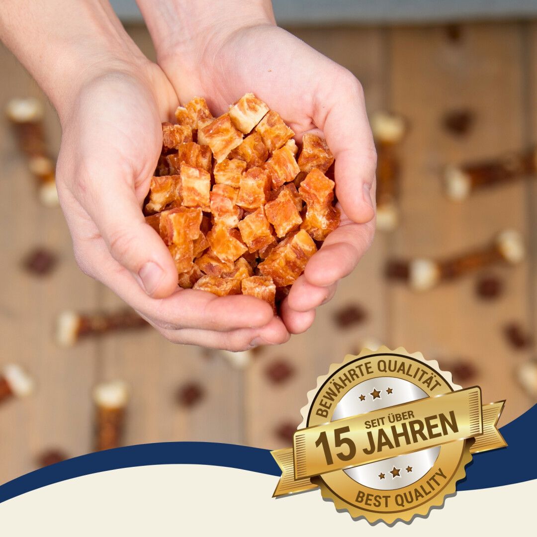 Lyra Pet® Hühnerfleischwürfel mit Fisch