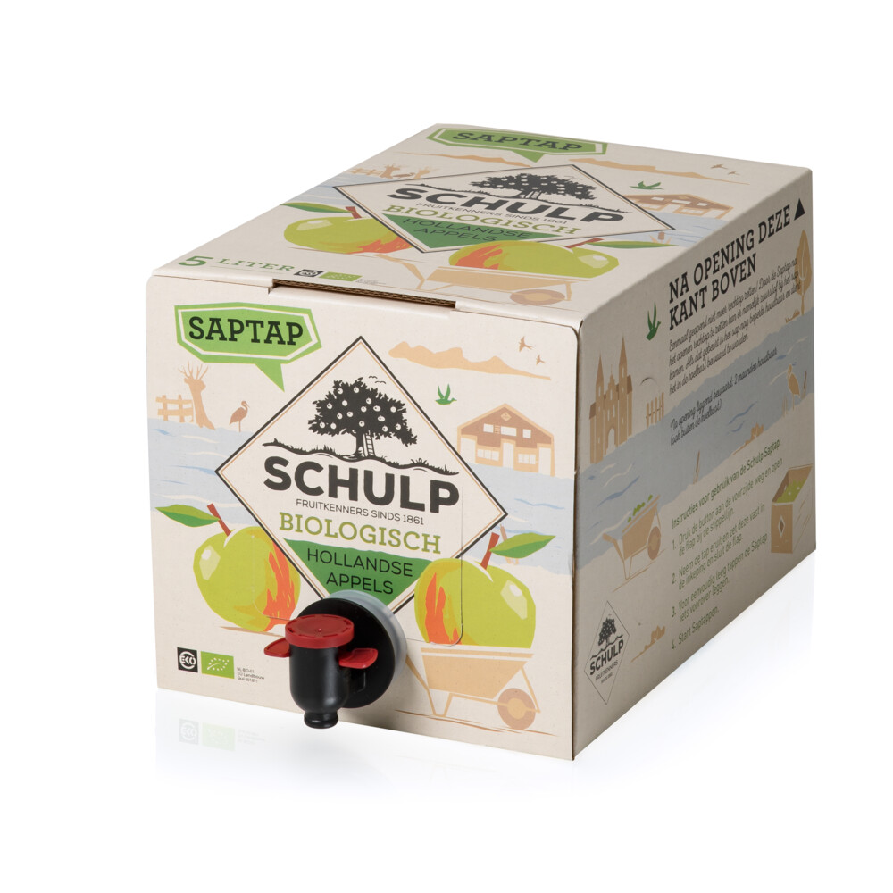 Schulp Saptap Appel Biologisch5 liter