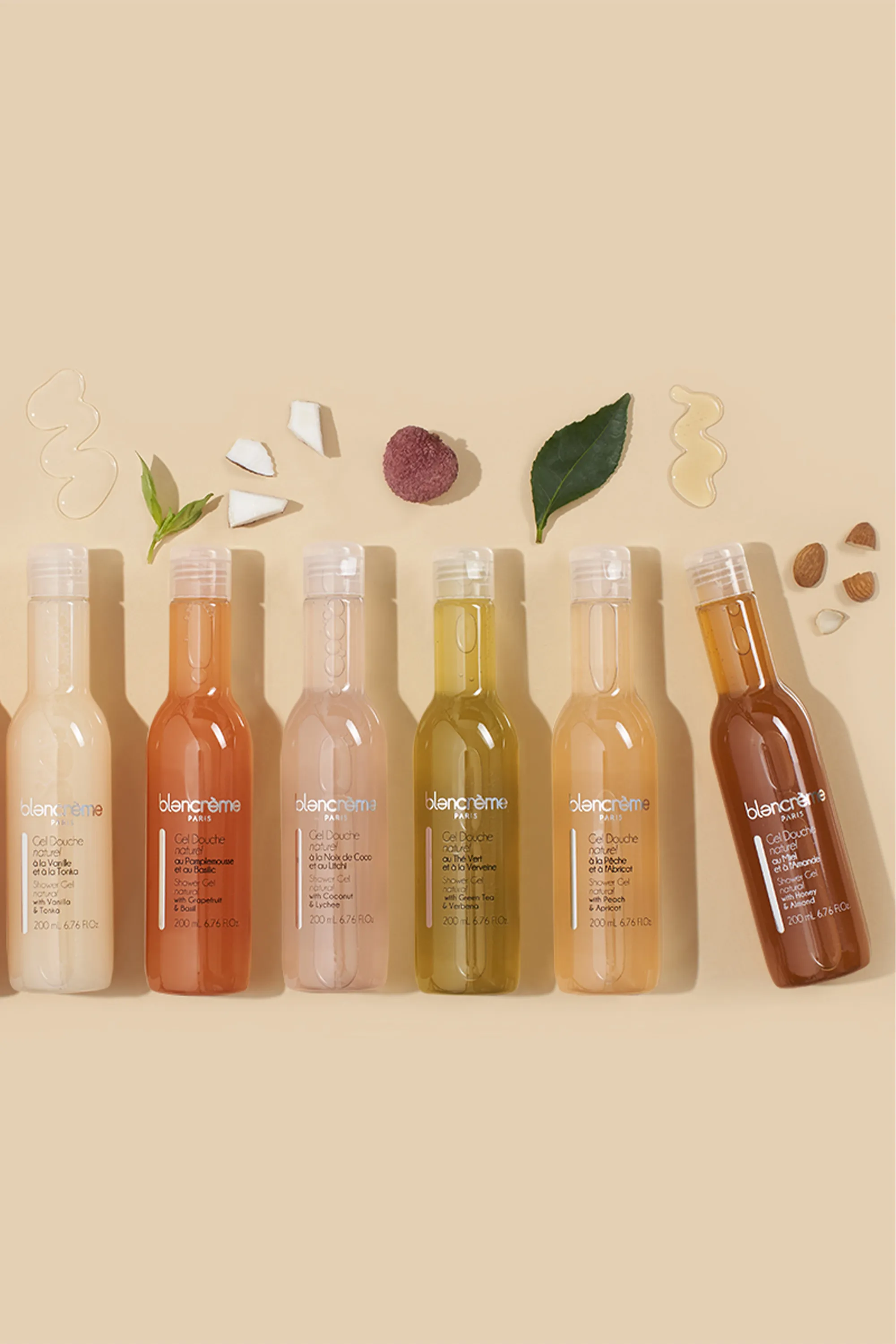 Blancrème Gel douche naturel miel & amande-200 ml