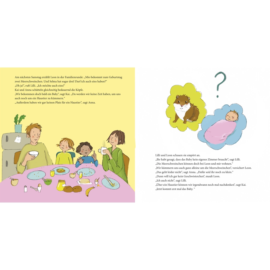 CARLSEN Lesemaus 173: Unsere kunterbunte Familie und das neue Baby