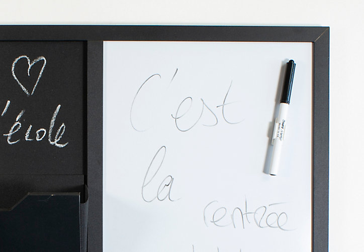 Marqueur noir effaçable pour tableau blanc