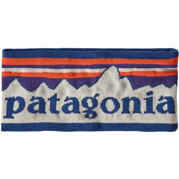 Bandeau ski PATAGONIA POWDER TOWN HEADBAND FITZ ROY SUNRISE KNIT FITZ ROY SUNRISE KNIT: BIRCH WHITE