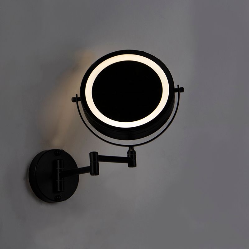 Design badkamerspiegel zwart incl. LED verstelbaar IP44 - Vicino