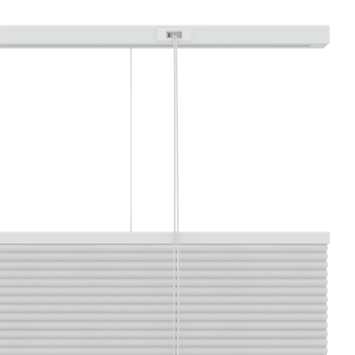 KARWEI dubbel plisségordijn lichtdoorlatend wit (kleurnr. 6001) 120x220 cm (bxh)