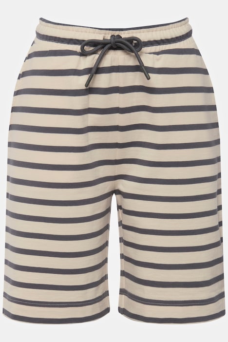 Jogging-Shorts, Sweat, Streifen, Elastikbund