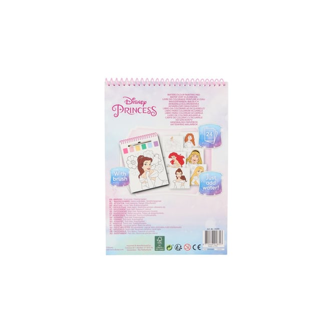 Disney Princess - Paint & Create - Wasserfarben Malblock