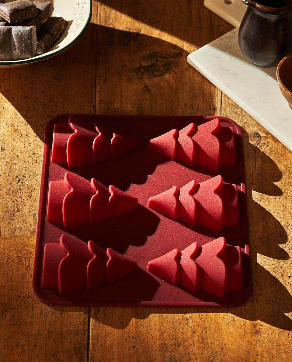 FORMA DE SILICONE PARA ASSAR ÁRVORE DE NATAL
