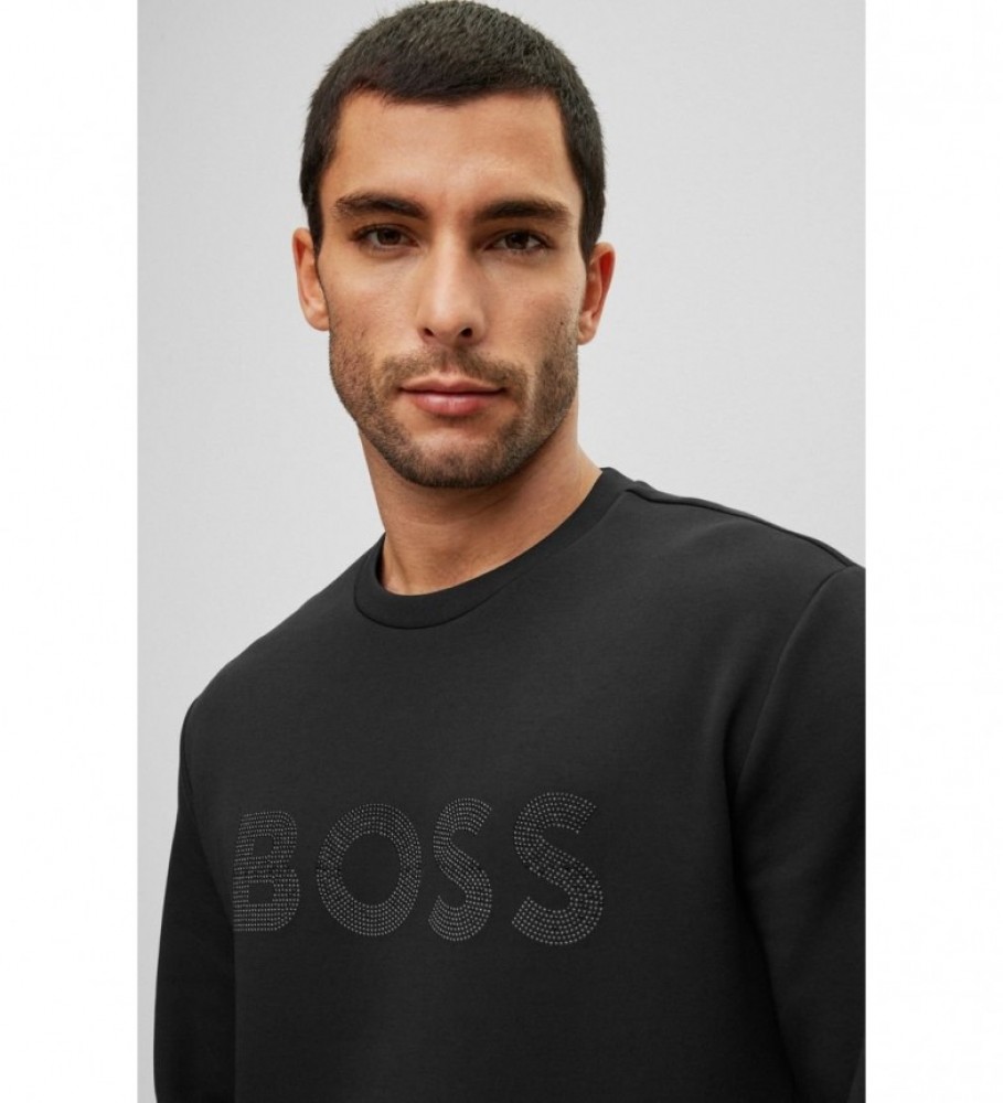 Moletom BOSS Relaxed Fit Preto