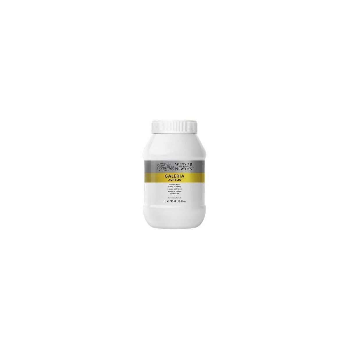 Galeria Acrylic 1L Titanium White 644
