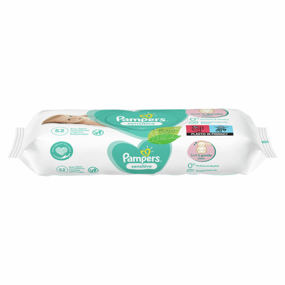 Pampers Billendoekjes Sensitive12x52=624 stuks