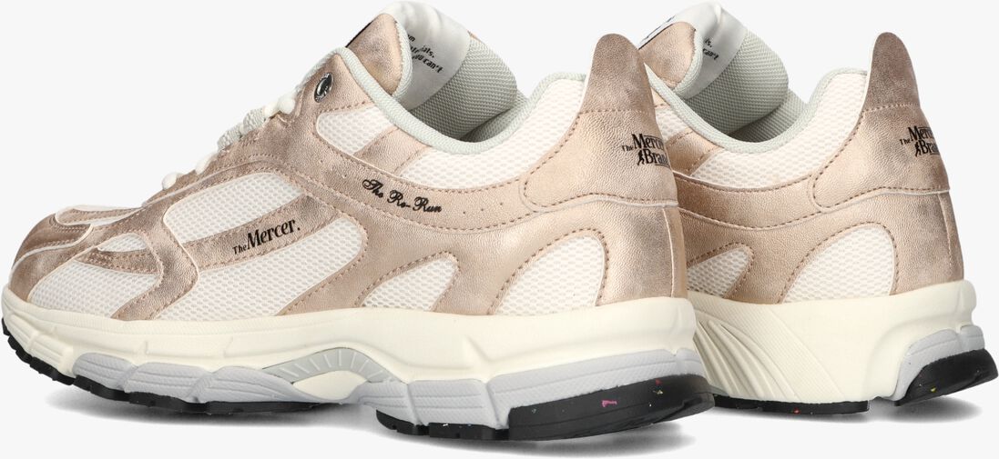 bronskleurig mercer amsterdam lage sneakers the re-run metallic