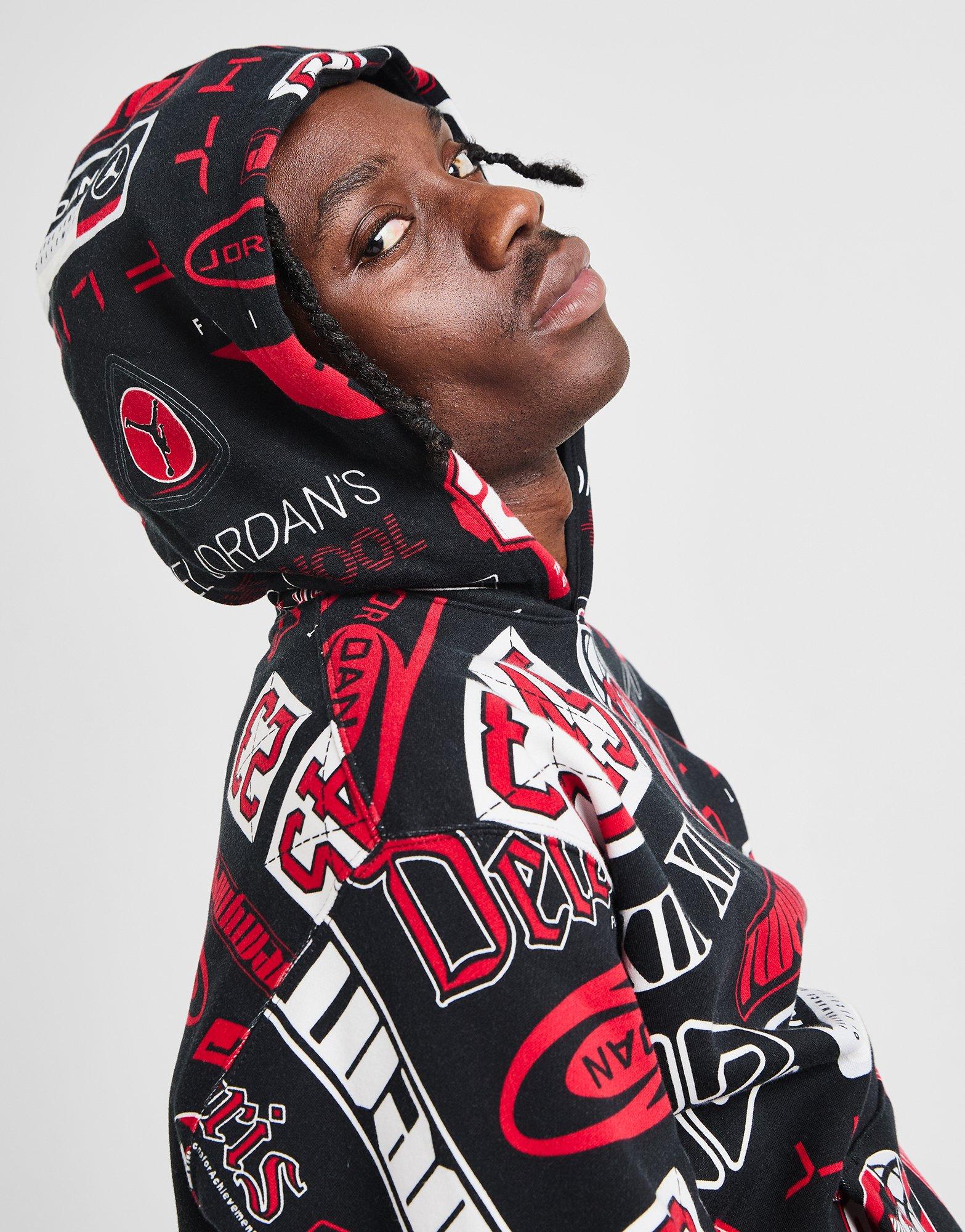 Jordan All Over Print Hoodie