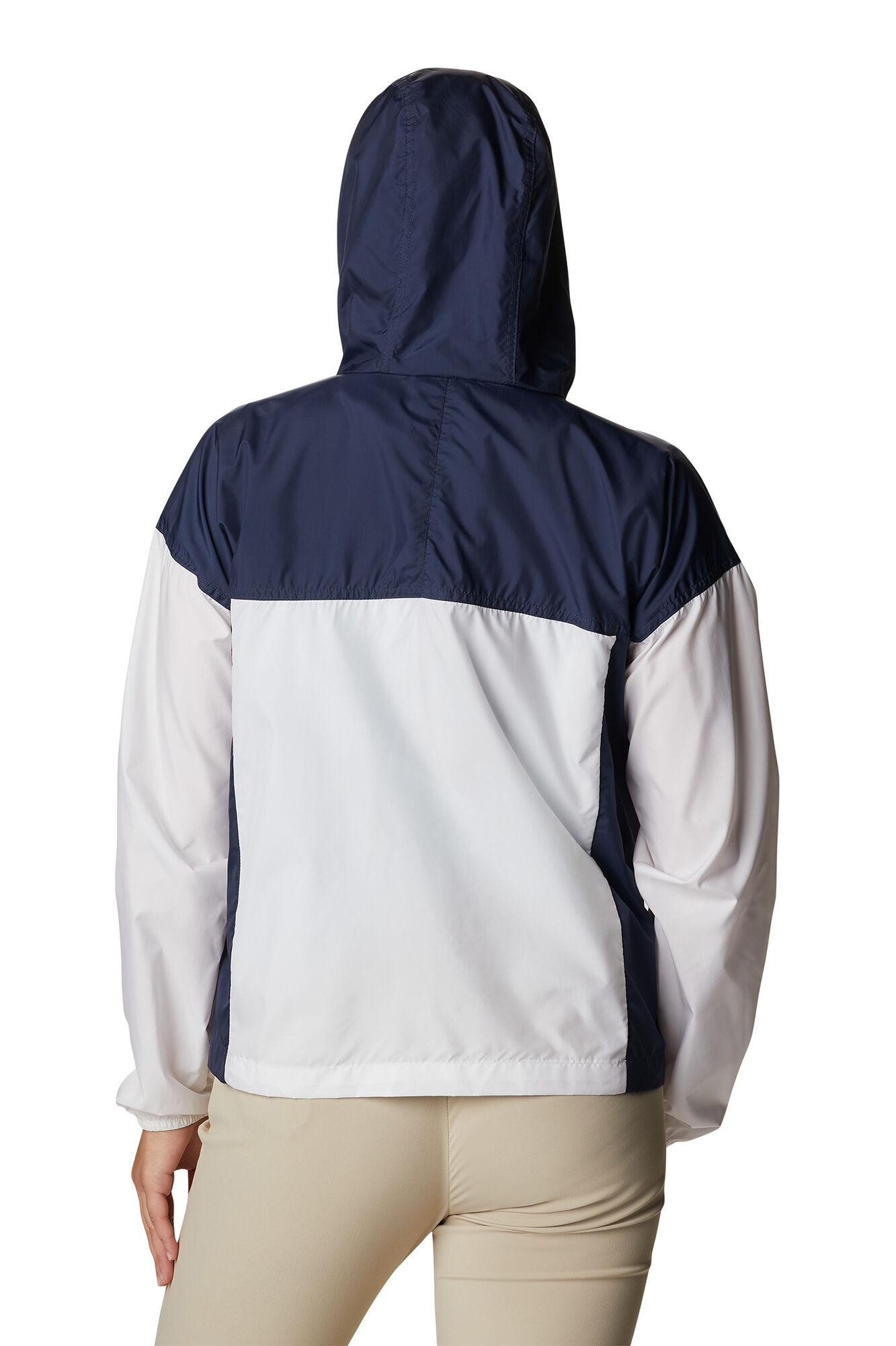 Jaqueta corta-vento feminina Columbia Flash Challenger™ - Nova - Branca