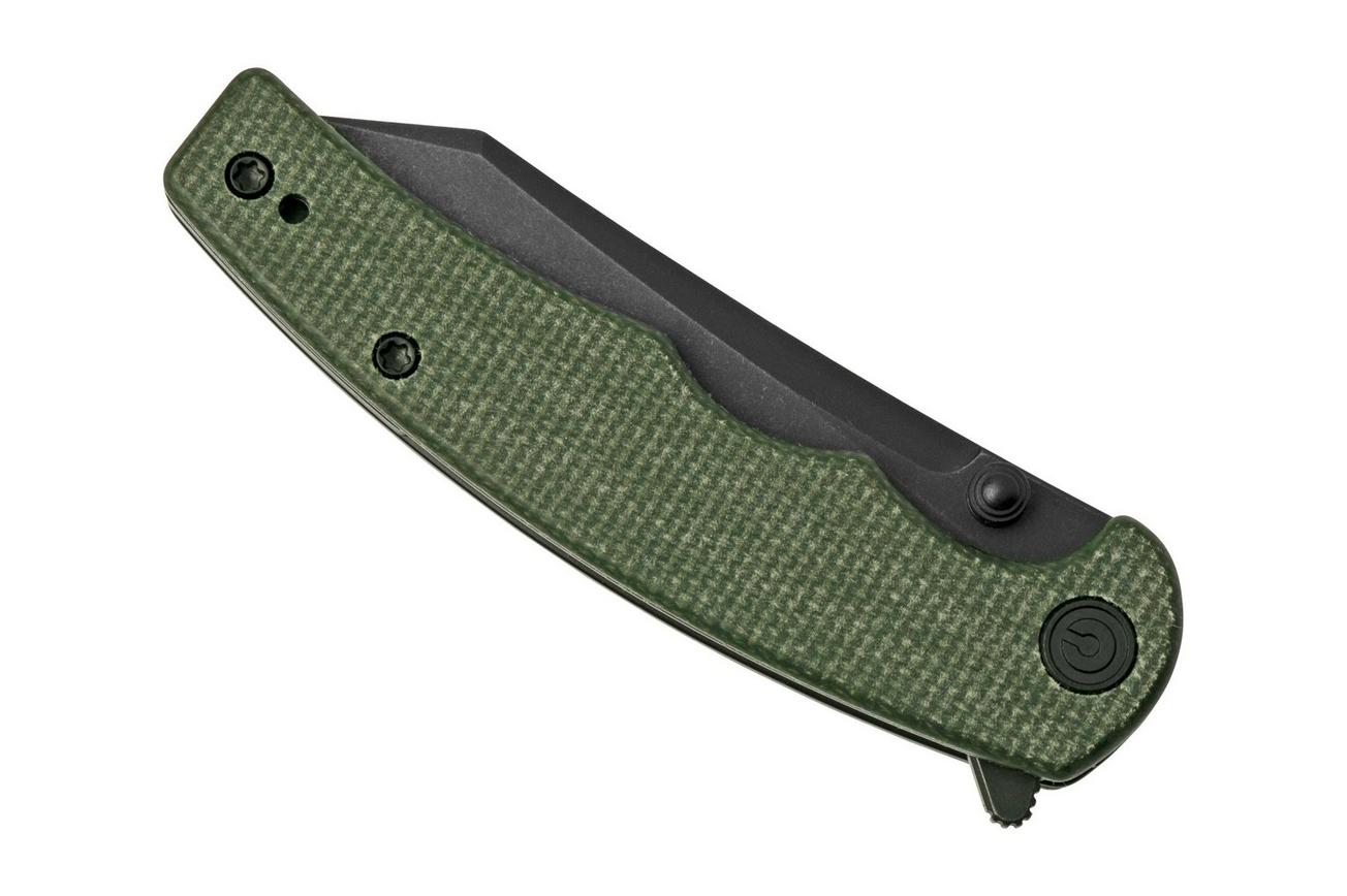 Civivi P87 Folder C21043-3 Green Micarta, zakmes