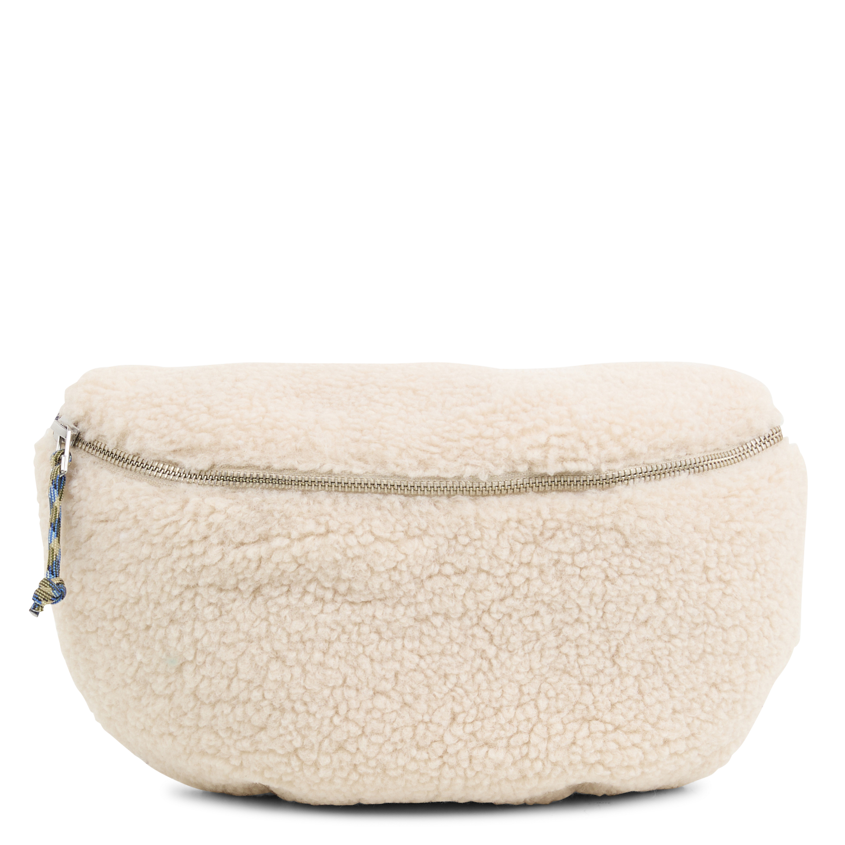 HOSIE - Sac banane en fourrure synthétique | Beige