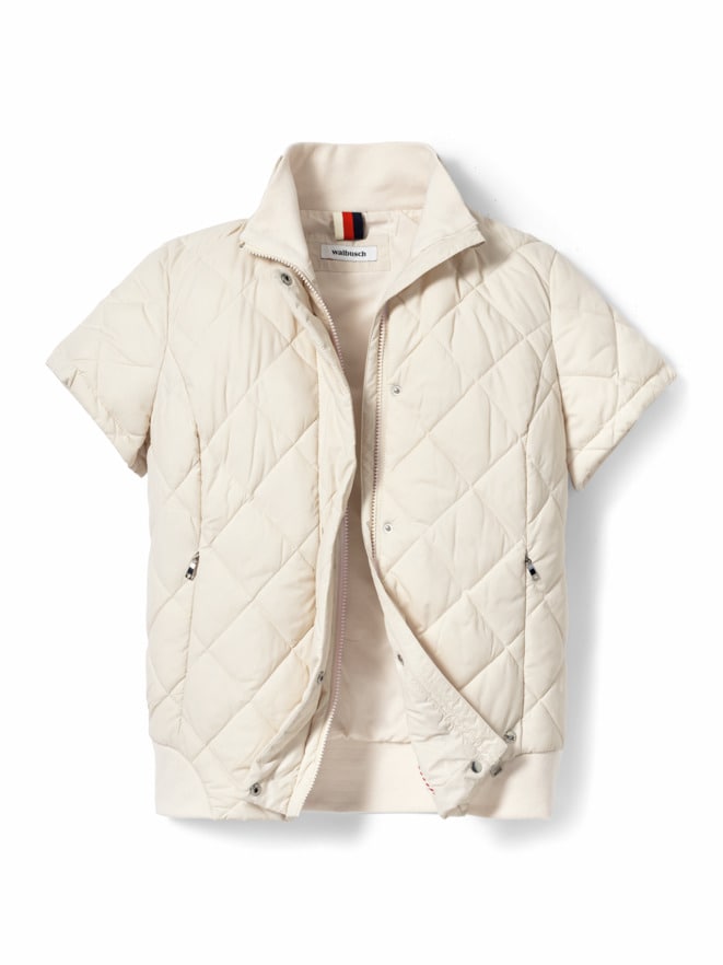 Steppweste Hoodie