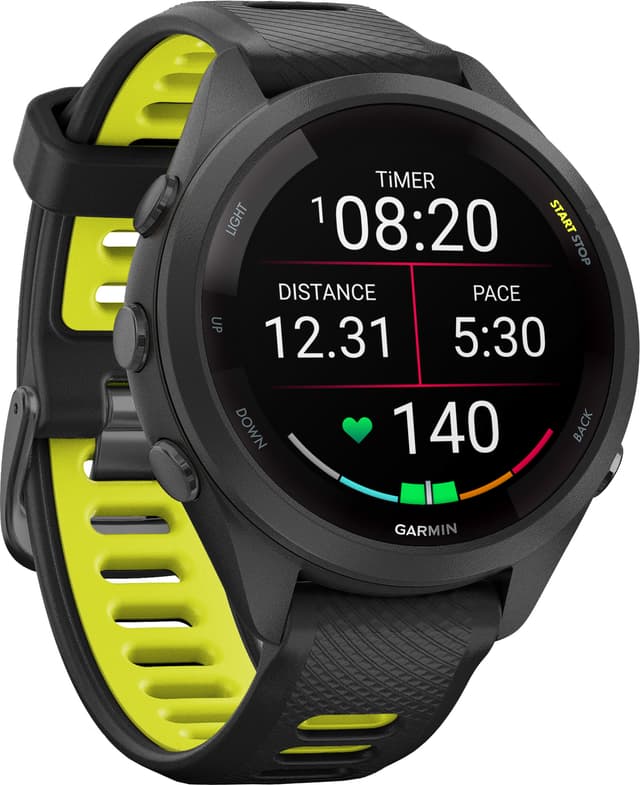 Garmin Forerunner 265S sportsur (sort)