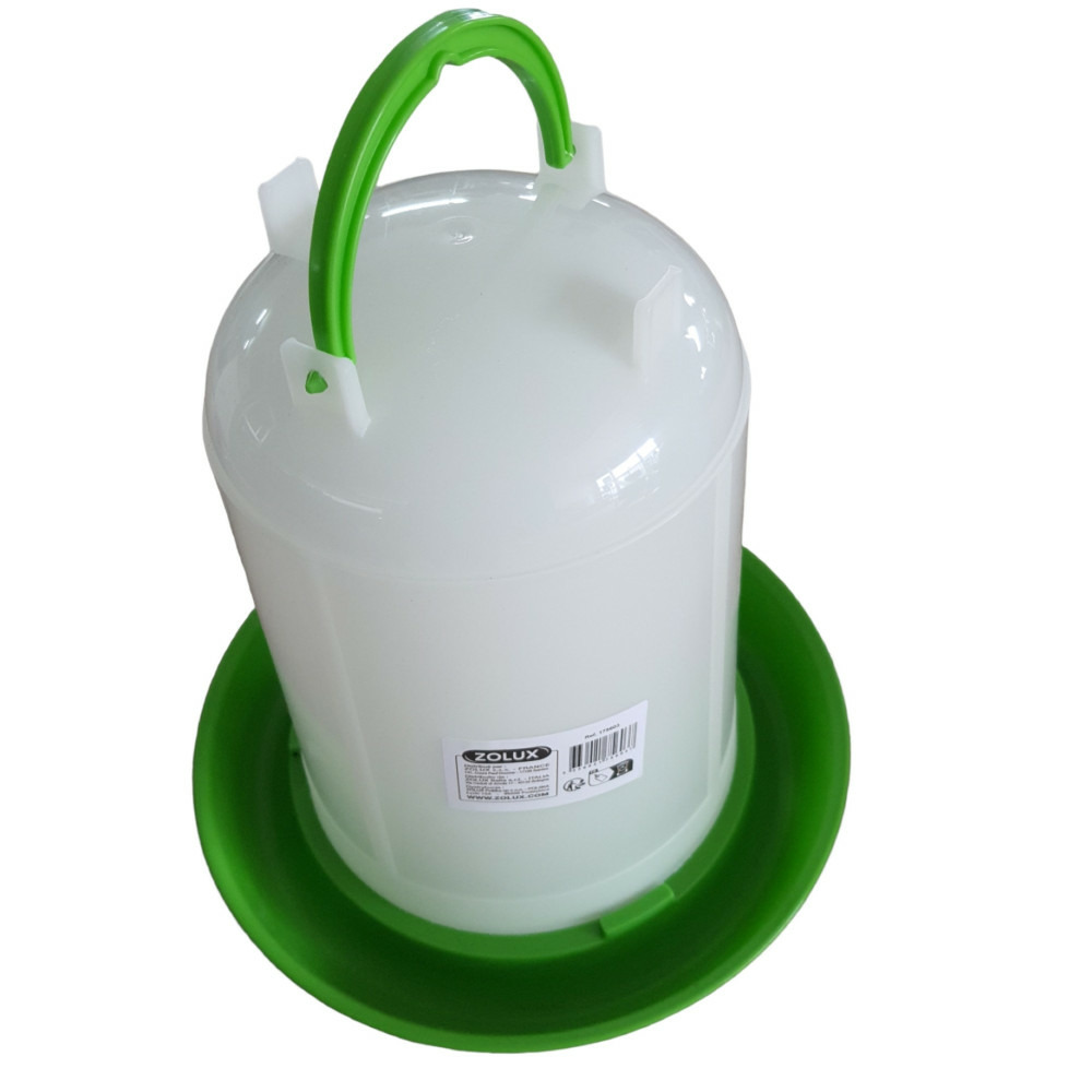 Abreuvoir en plastique, capacité 5 litres, basse cour