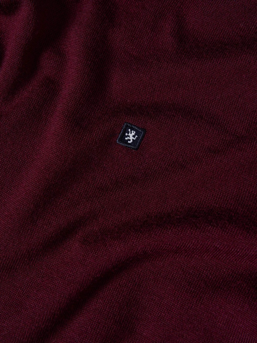 Camisola gola alta 100% lã