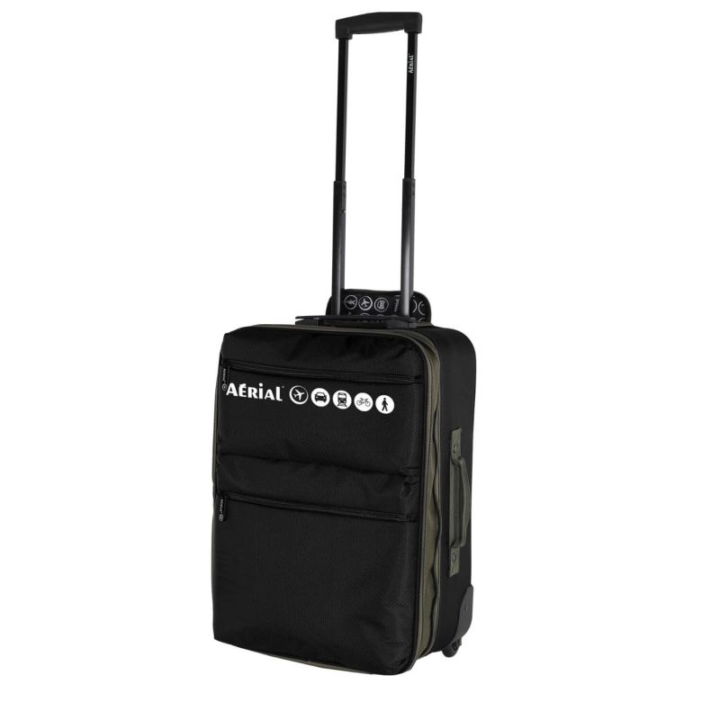 Valise underseat souple Basic Extensible 45 cm Noir/Kaki