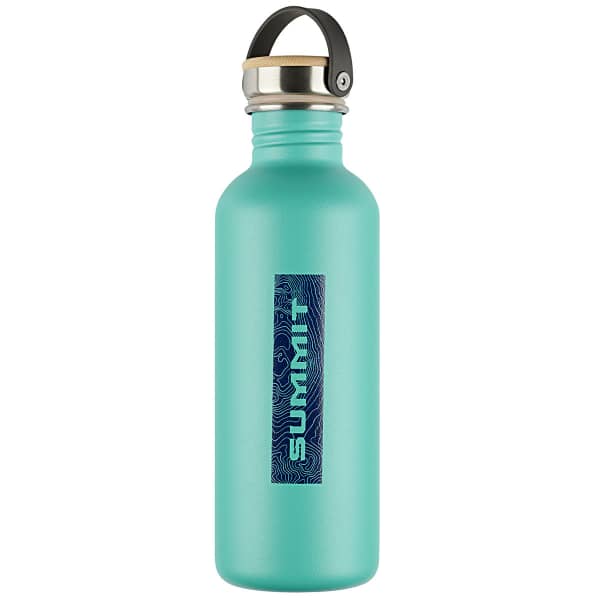 Gourde SUMMIT GOURDE ACIER BOUCHON BAMBOU 1L TURQUOISE