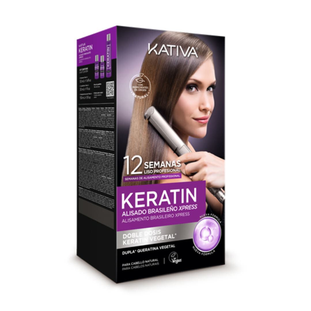 Kativa  KIT Alisamento Brasileiro Keratina Express Vegan - 225ml
