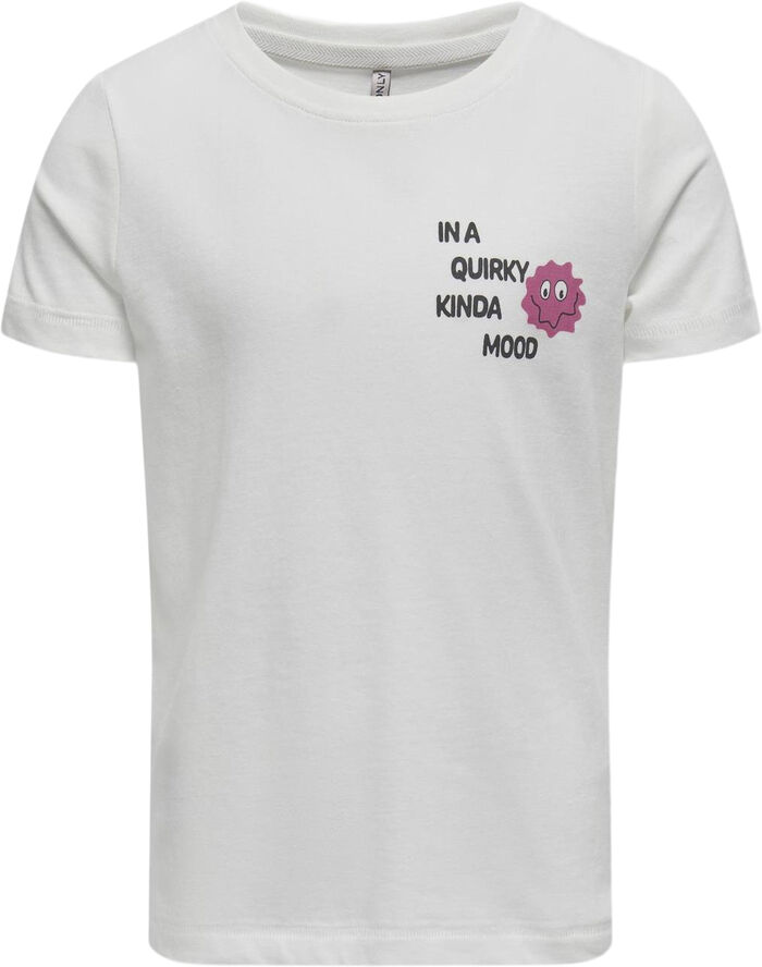 ONLY KOGLANA S/S O-NECK TOP BOX JRS Blå