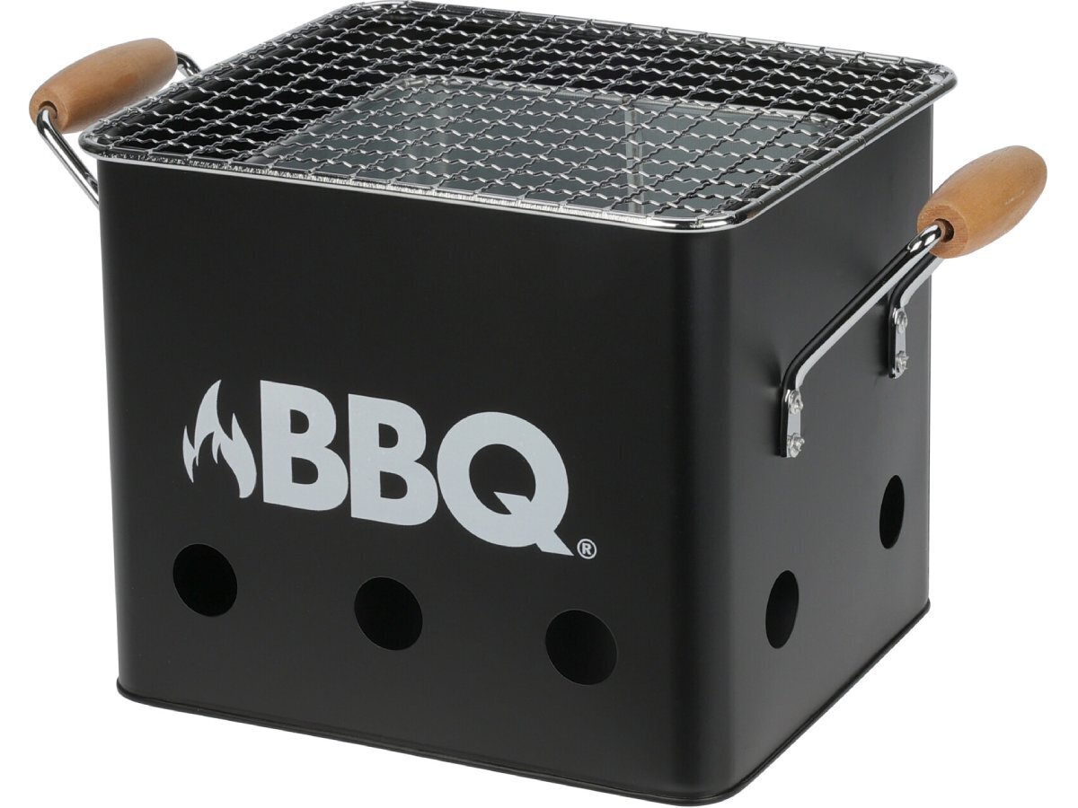 BBQ mini kubus houtskoolbarbecue