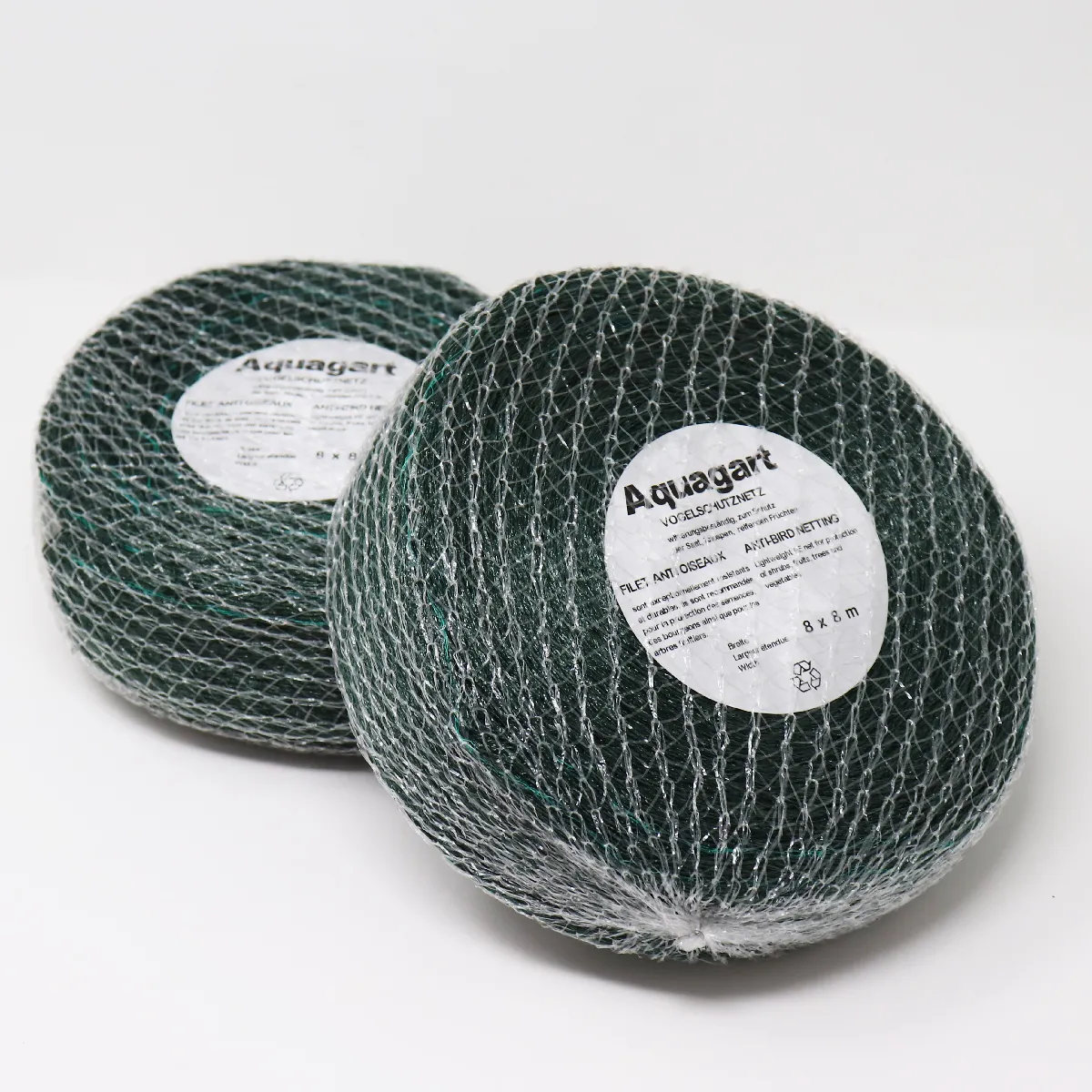 Aquagart Filet protection oiseaux 8 m x 8 m - Vert