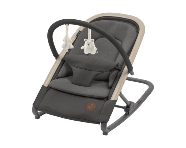 Kori Babywippe 0-24m   0 - 15 kg    Super bequemes Kissen für Neugeborene  |    2-in-1-Babywippe |    Mit einer Hand verstellbar |    Unterhaltsamer Spielzeugbogen |