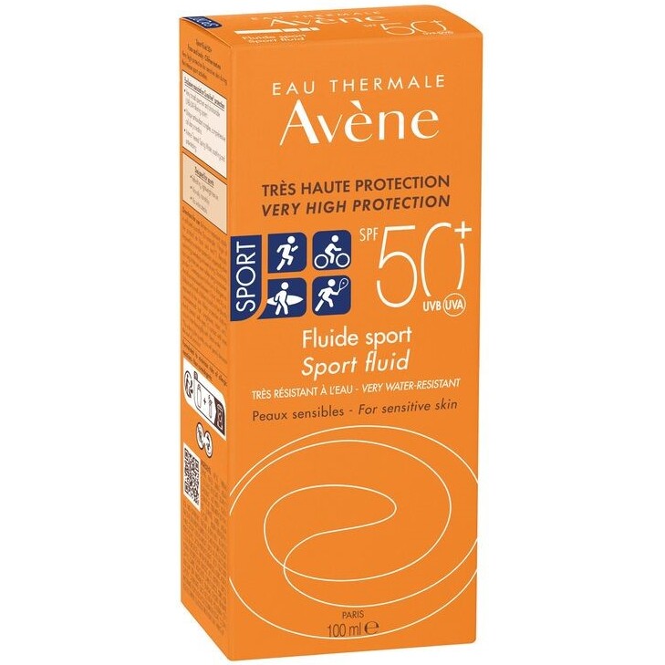 Crème Solaire SPF50+ Sport Avène- Flacon de 100 ml