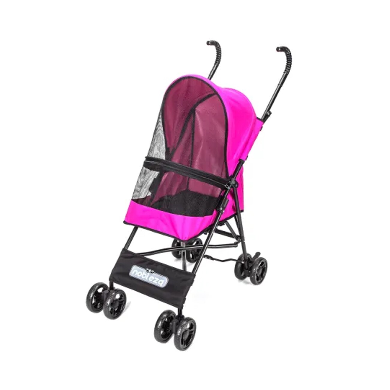 nobleza - Haustierwagen für Hunde & Katzen - Hundewagen pink
