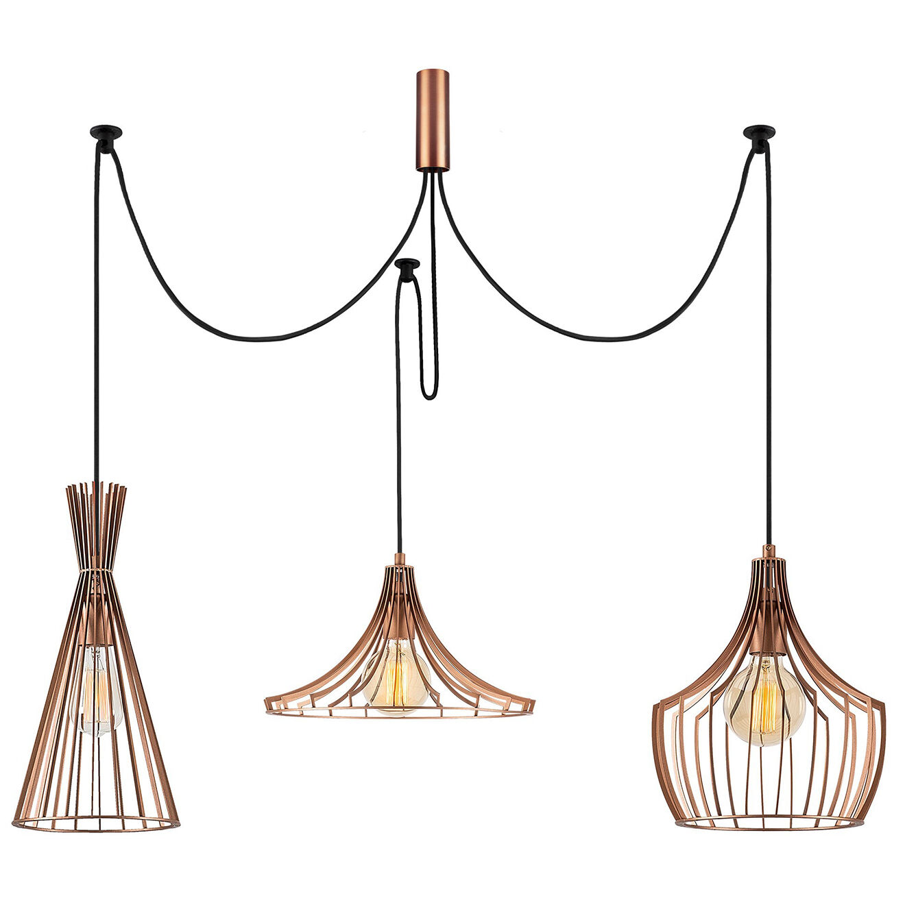 Sheen Suspension Mezopotamya cuivre - D.114xH.130 cm