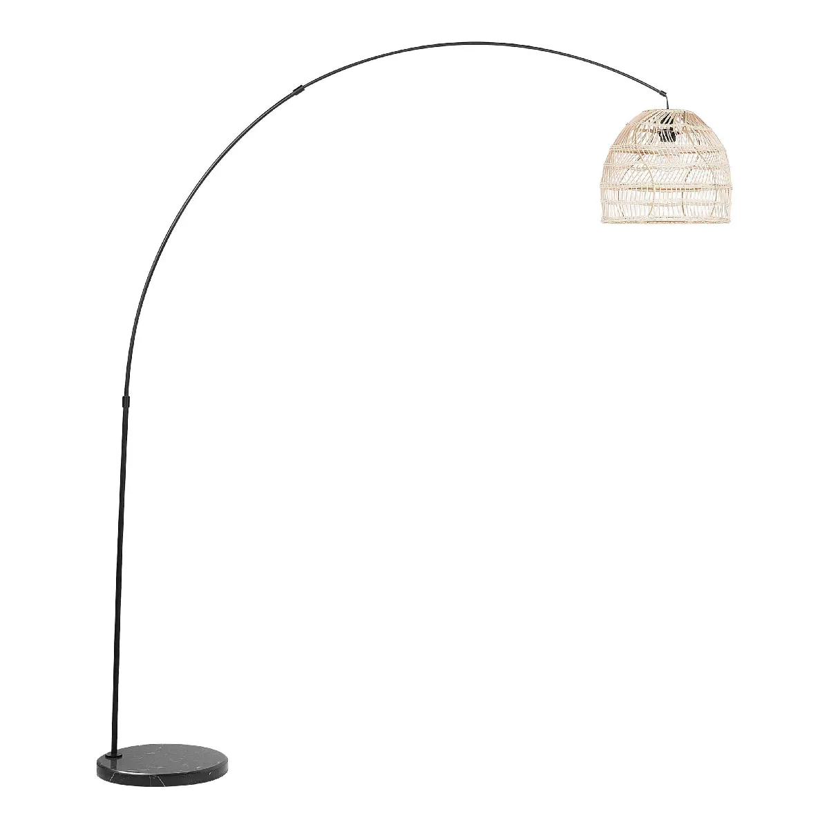 Beliani Lampadaire GUAVIARE - Rotin Beige