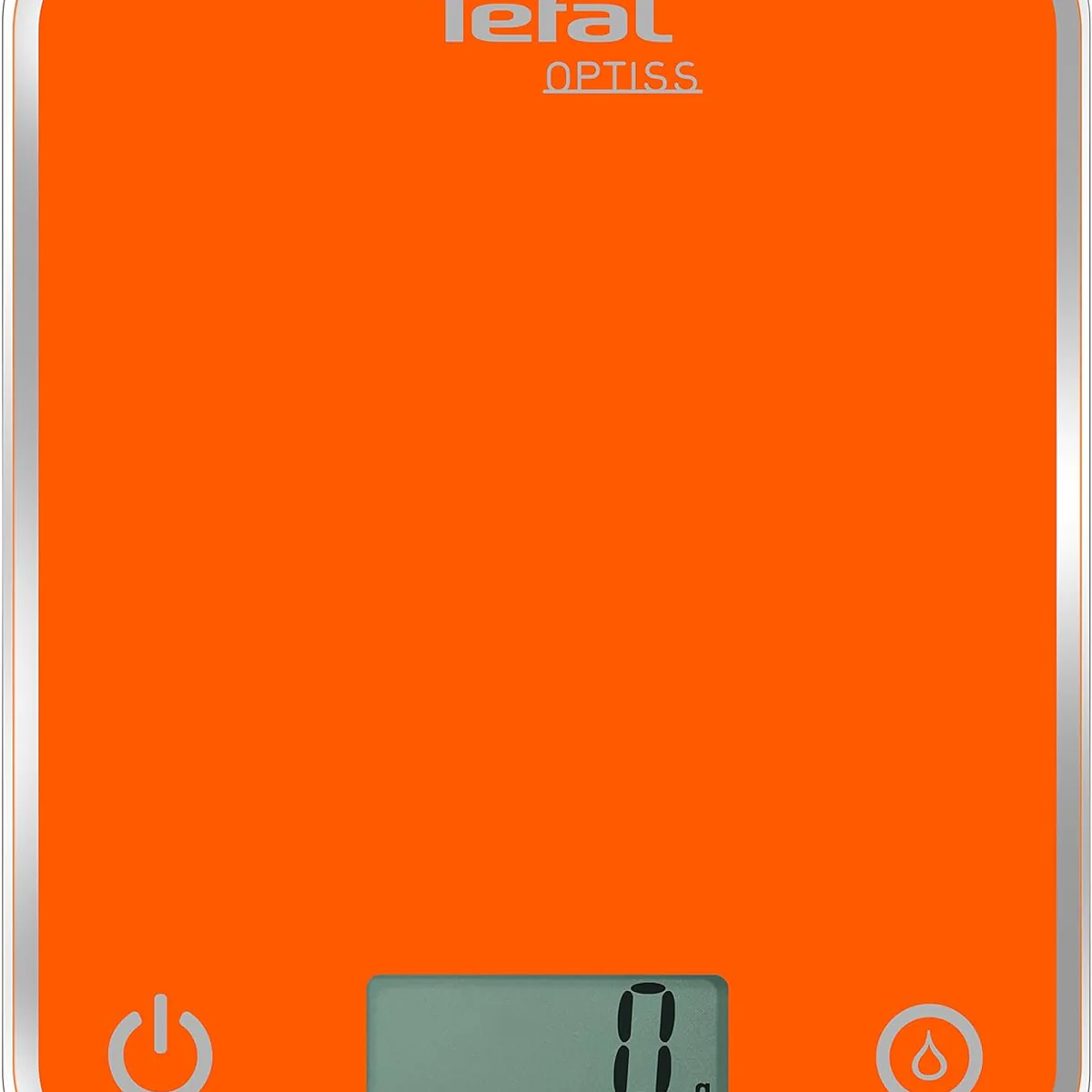 Balance de Cuisine électronique avec fonction tare et écran LCD orange