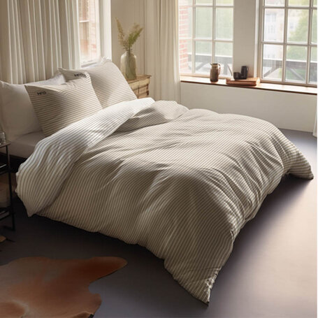Dekbedovertrek Flanel - Enchanting Beige