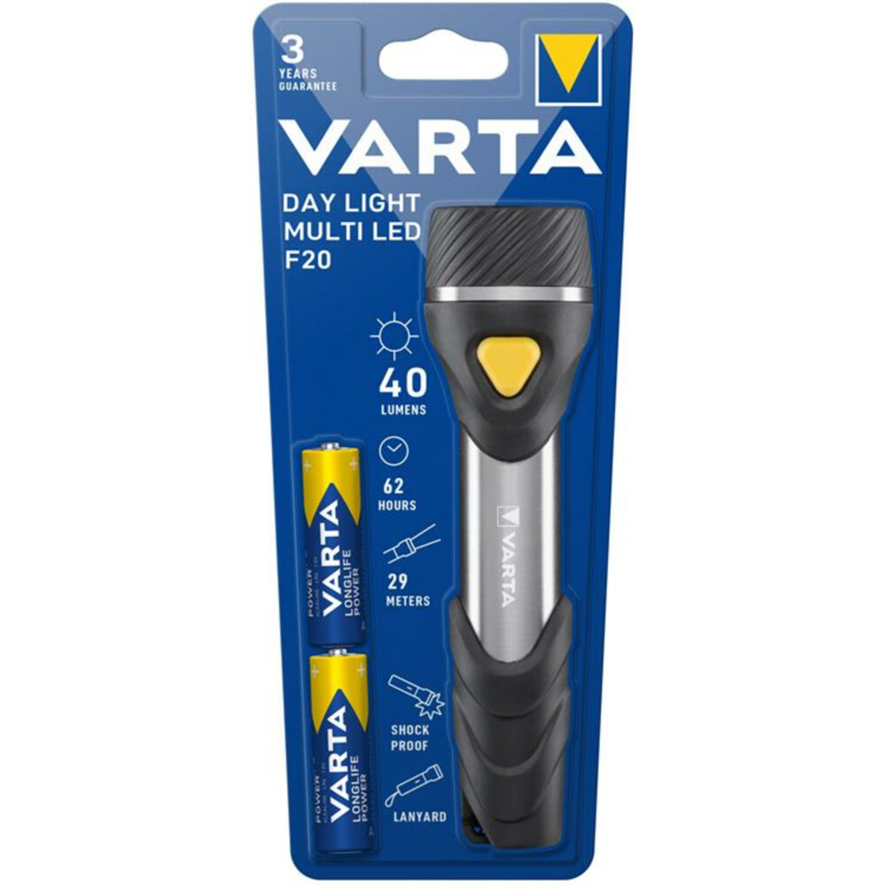 VartaZaklampDay Light Multi LED F201 stuk
