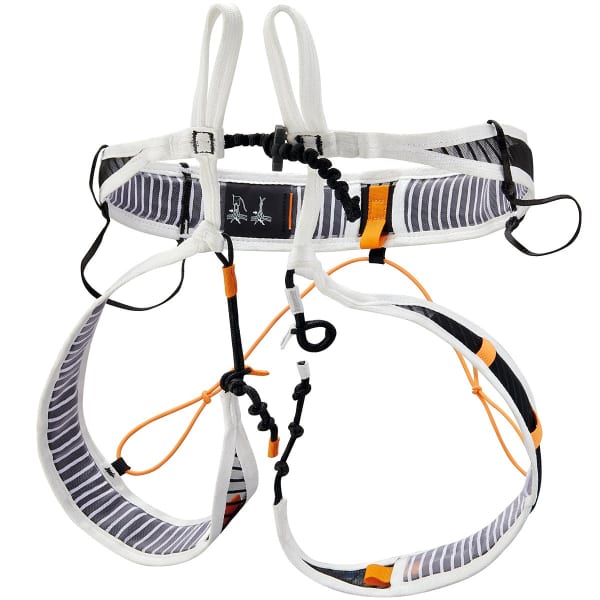 Baudrier alpinisme PETZL HARNAIS FLY WHITE/ORANGE/BLACK