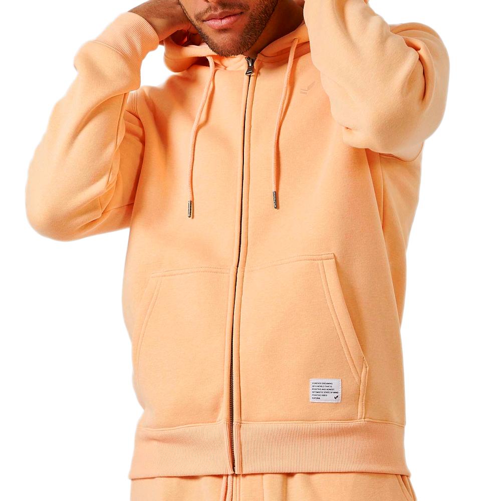 Kaporal Sweat Zippé Orange Homme Kaporal BYLAE24M33