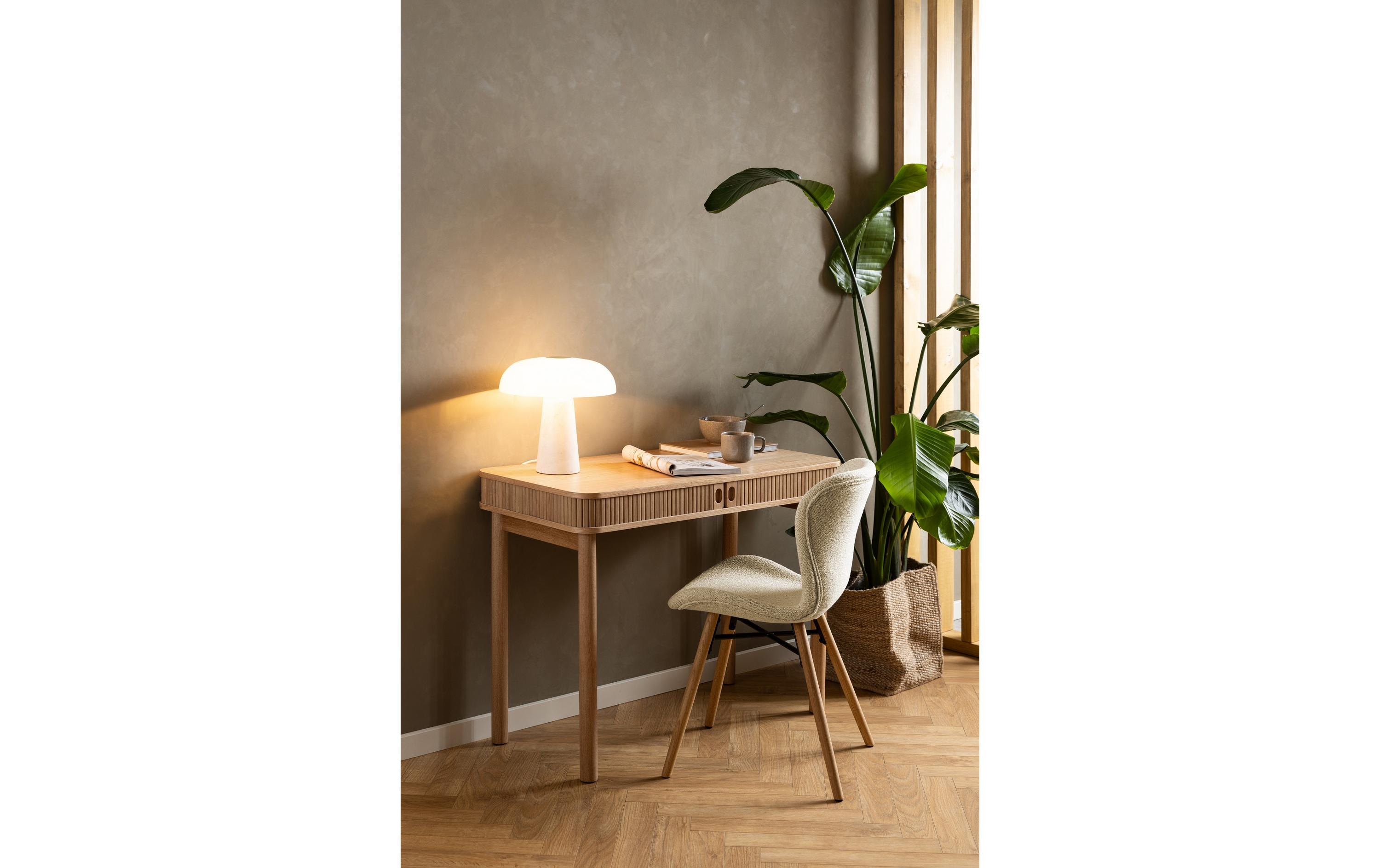 Tisch Langley, Eiche<br>Schreibtisch für ein elegantes Heimbüro