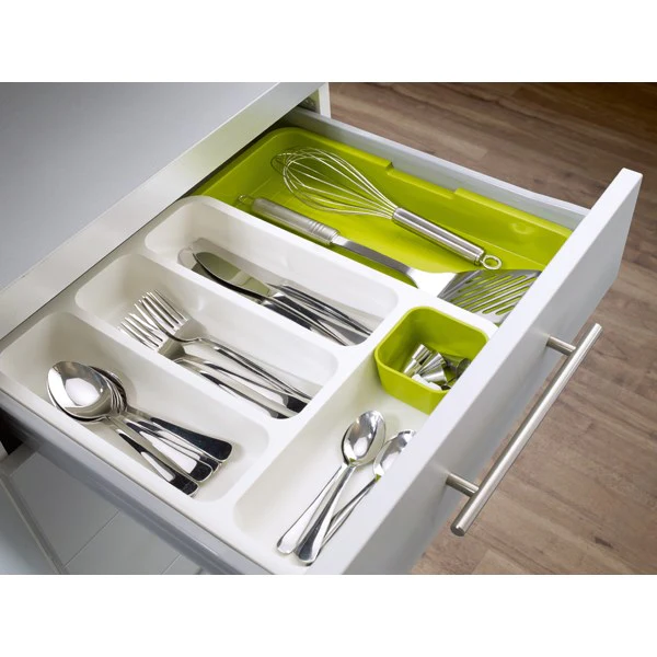 Range-couverts extensible 6 compartiments de 29 à 48 cm Drawer Store™