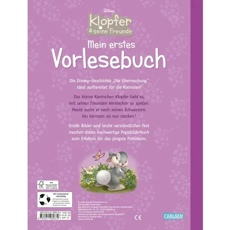 Carlsen Verlag Disney: Klopfer & seine Freunde – Mein erstes Vorlesebuch