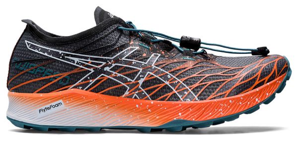 Chaussures Running Asics FujiSpeed Noir Rose Femme