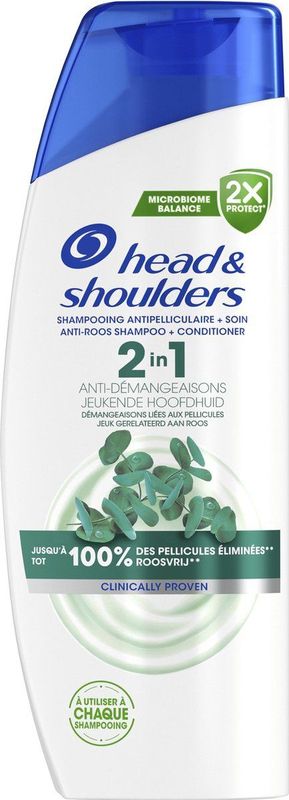 Head & Shoulders Jeukende Hoofdhuid 2-in-1- Anti-Roos Shampoo - Voordeelverpakking 6 x 300 ml