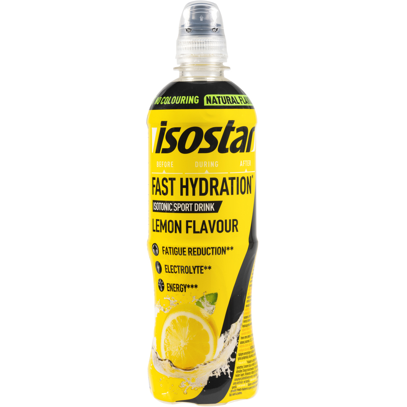 Isostar Sport Drink Lemon, 50 cl, 12 Stück