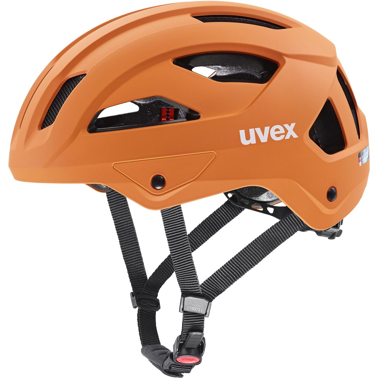 Uvex Stride Fahrradhelm papaya matt