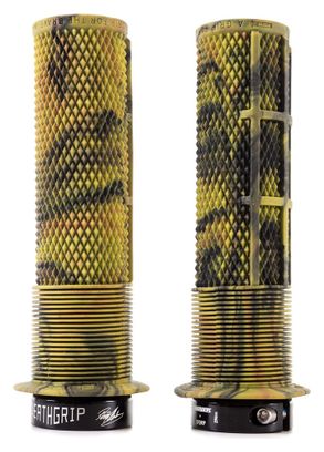 Paire de Grips DMR DeathGrip Thin Avec Flanges Camo